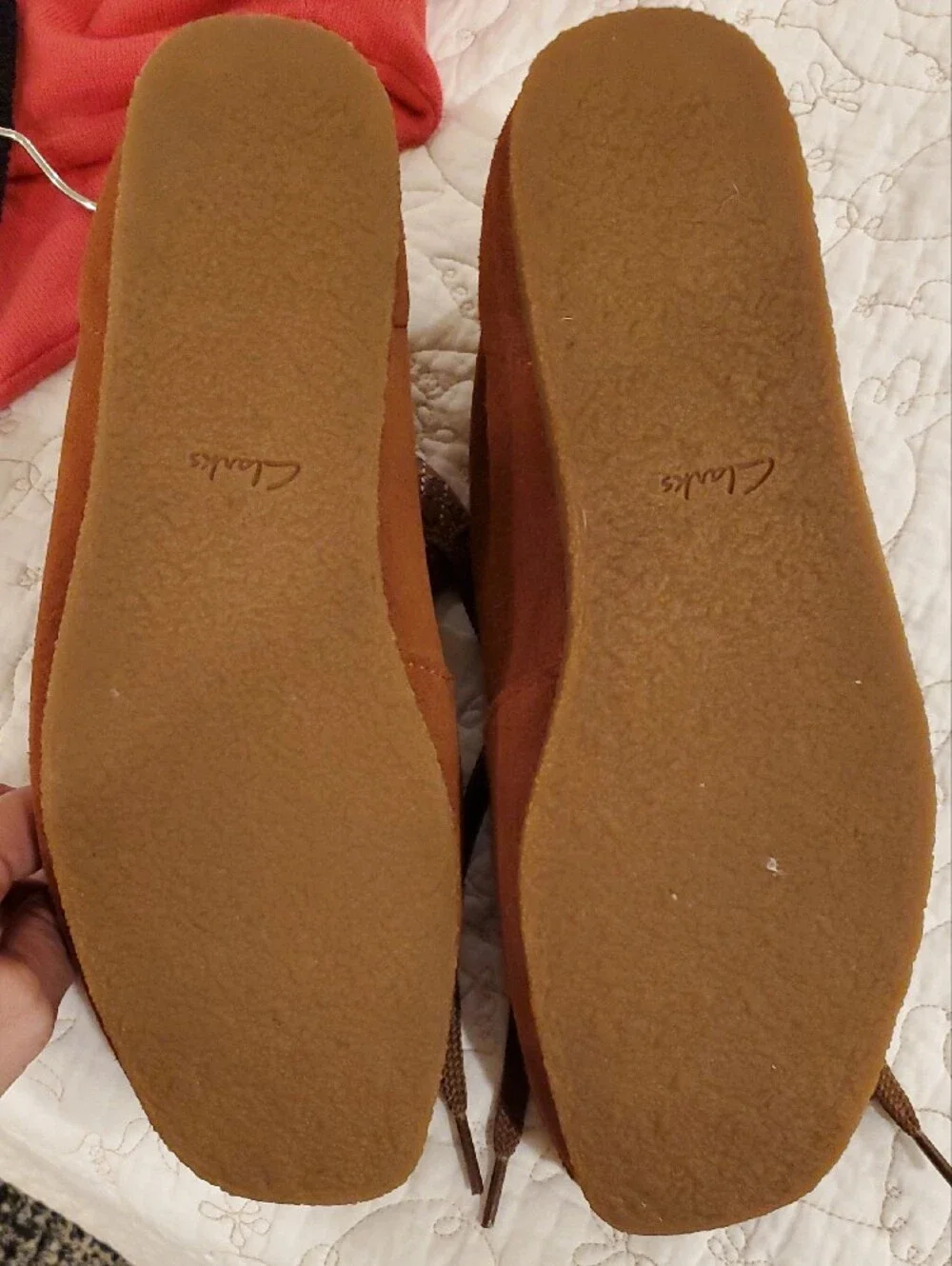 Men's Suede Chukka Boots in Chestnut Brown. Clarks Collection. 8.5